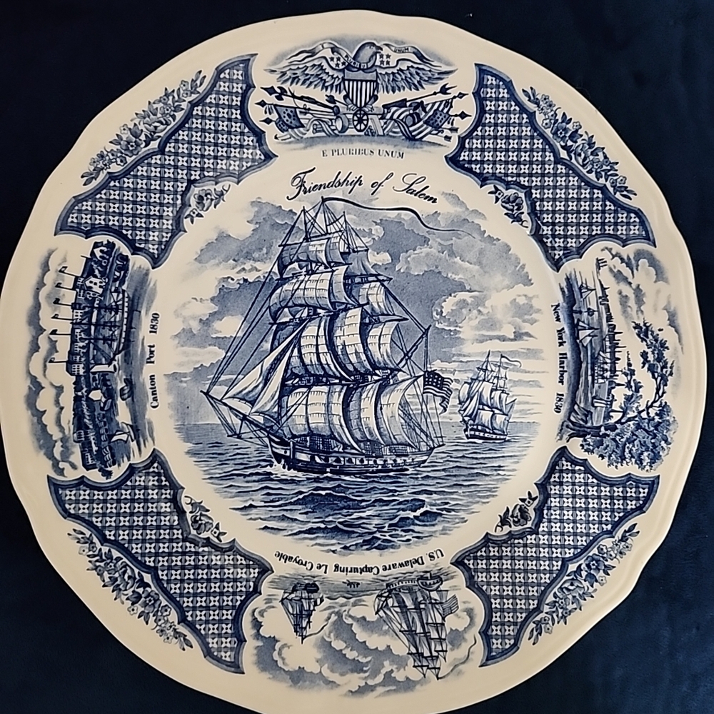 Vintage Pfaltzgraff| Friendship of Salem– 4China Plates| BOGO-Style Bundle Deal